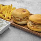 Chicken Sliders 2 Pieces With French Fries