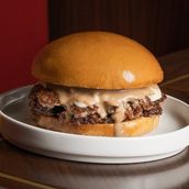 Beef Bacon Jam Burger