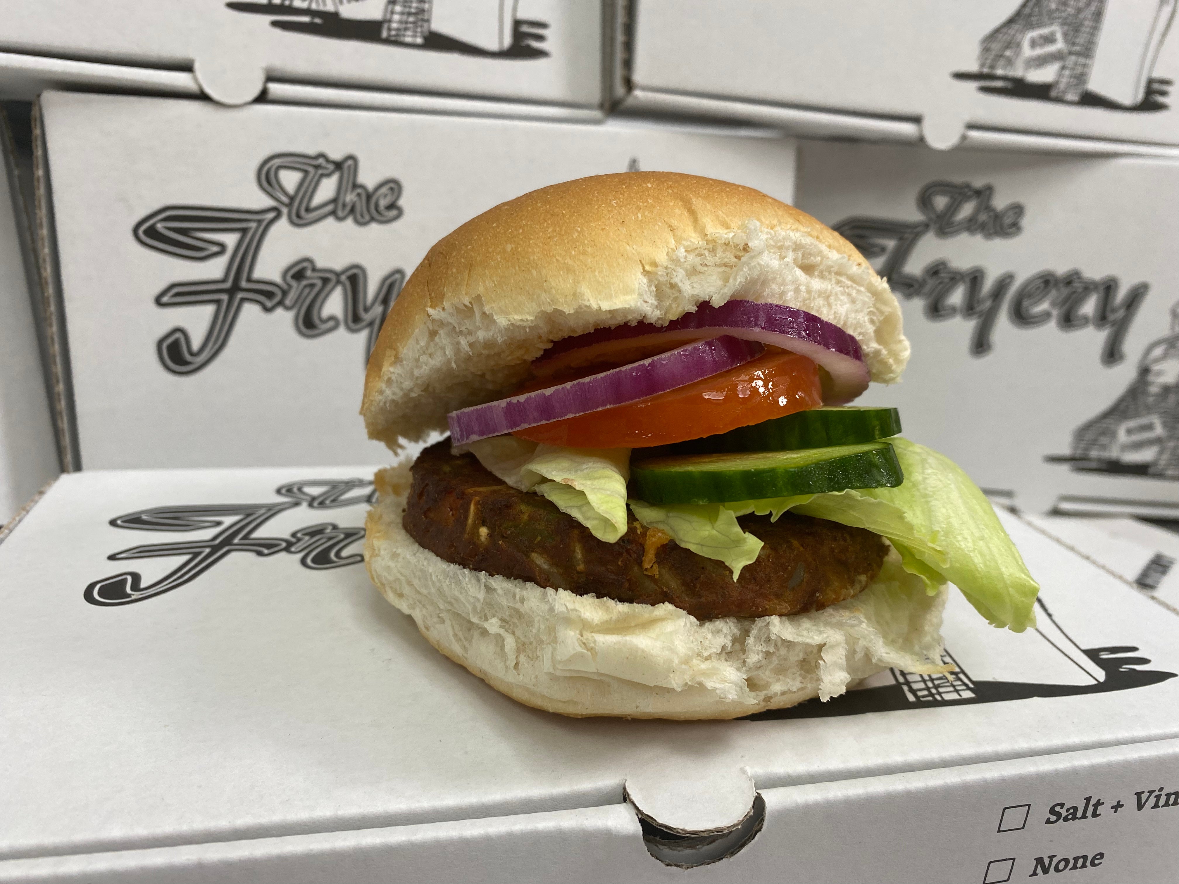 Veggie Burger in a bun