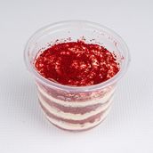 Red Velvet Japanese Cheesecake Jar