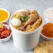 Bucket Pack Chicken Biryani & 65 Combo ( Serves 3)