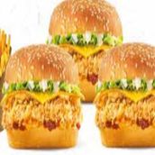 3 zinger burger + chips