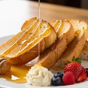 Bread Toast with Honey