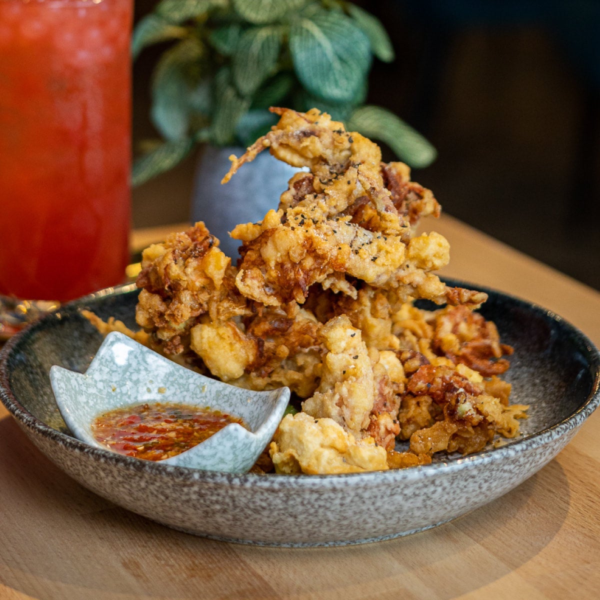 Soft Shell Crab in Peppercorn Salt