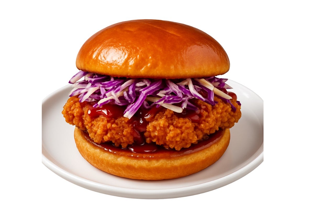 Fried Chicken Burger with Fries