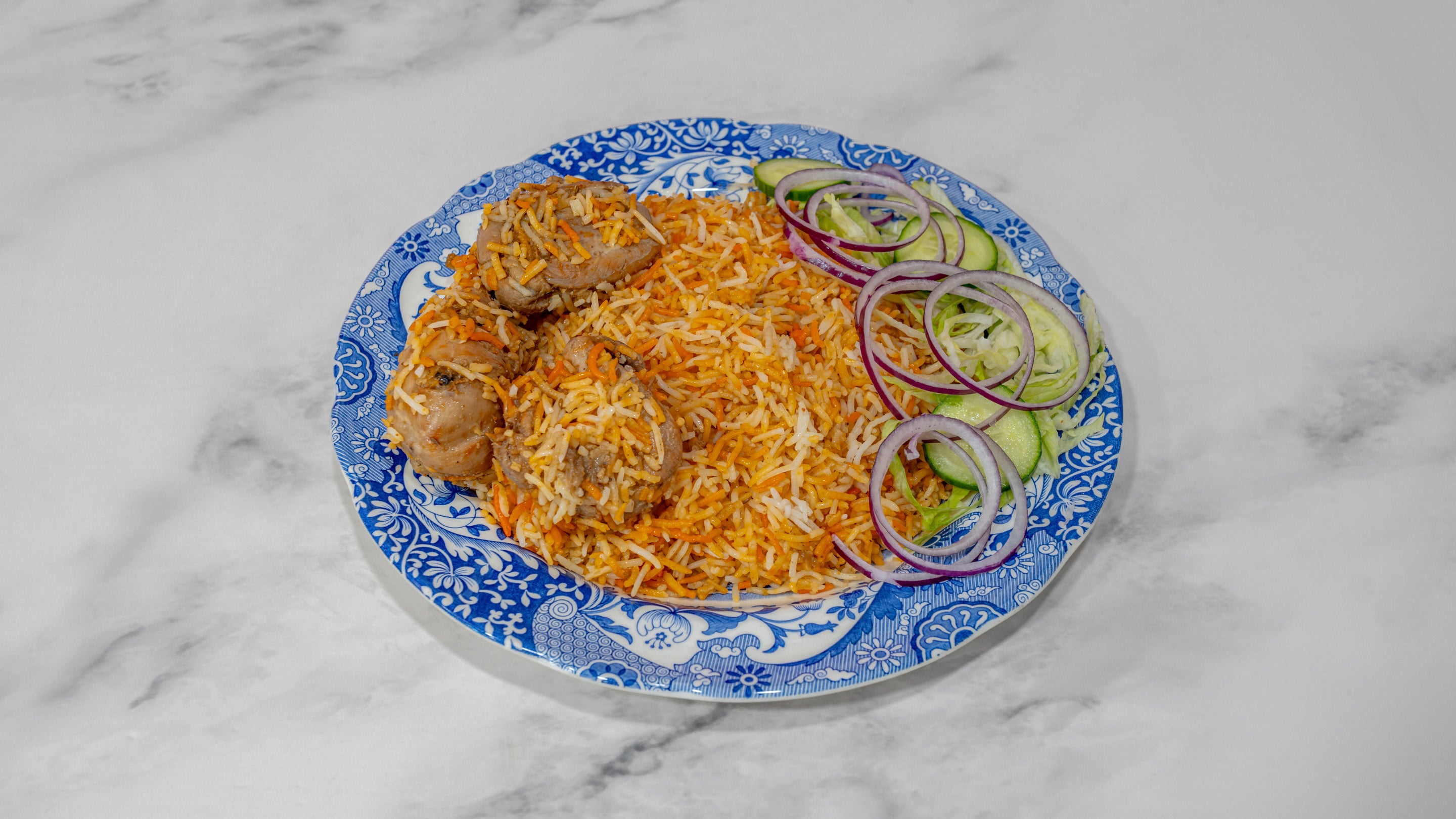 Chicken Biryani with Raita