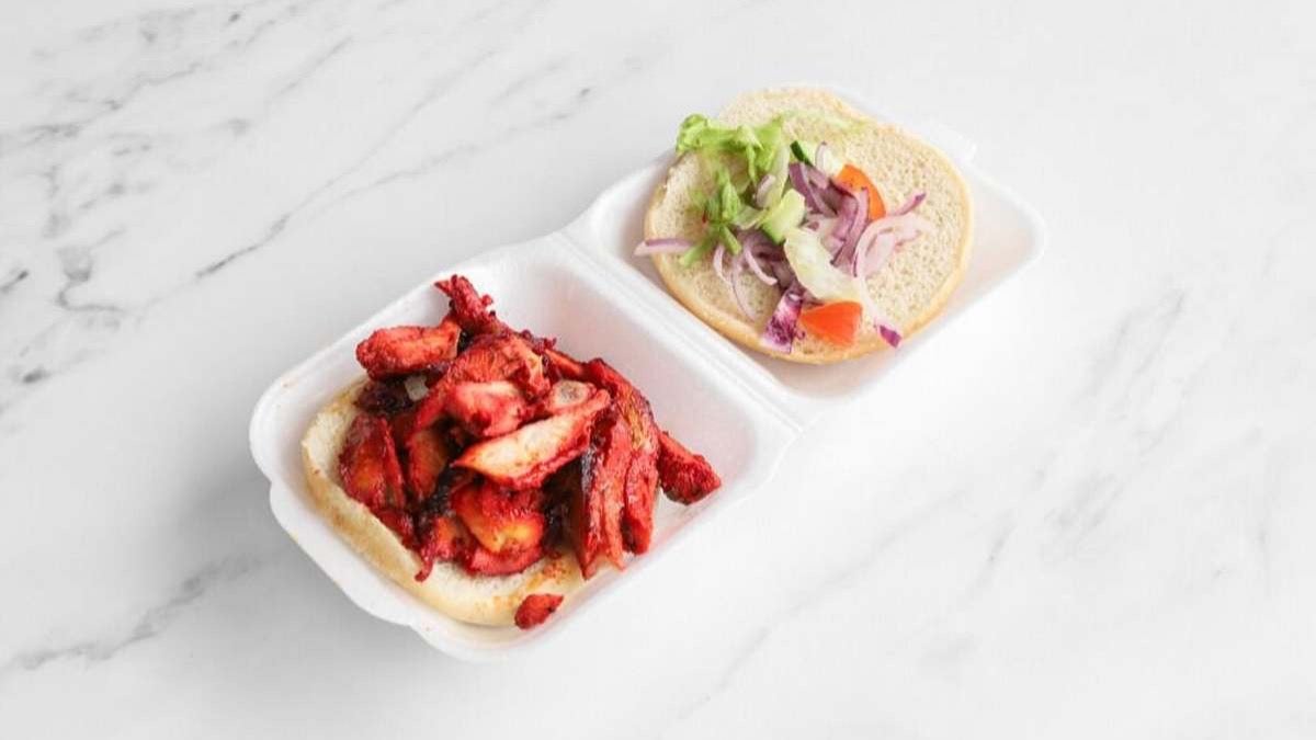 Chicken Kebab Burger