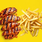 5 Chicken Strips With A Side