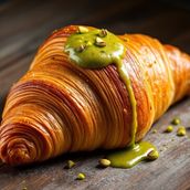 Pistachio Croissant Large Size 