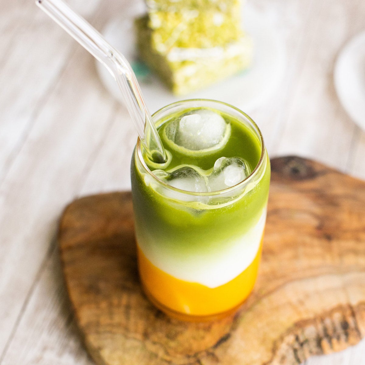 Iced Matcha-Mango