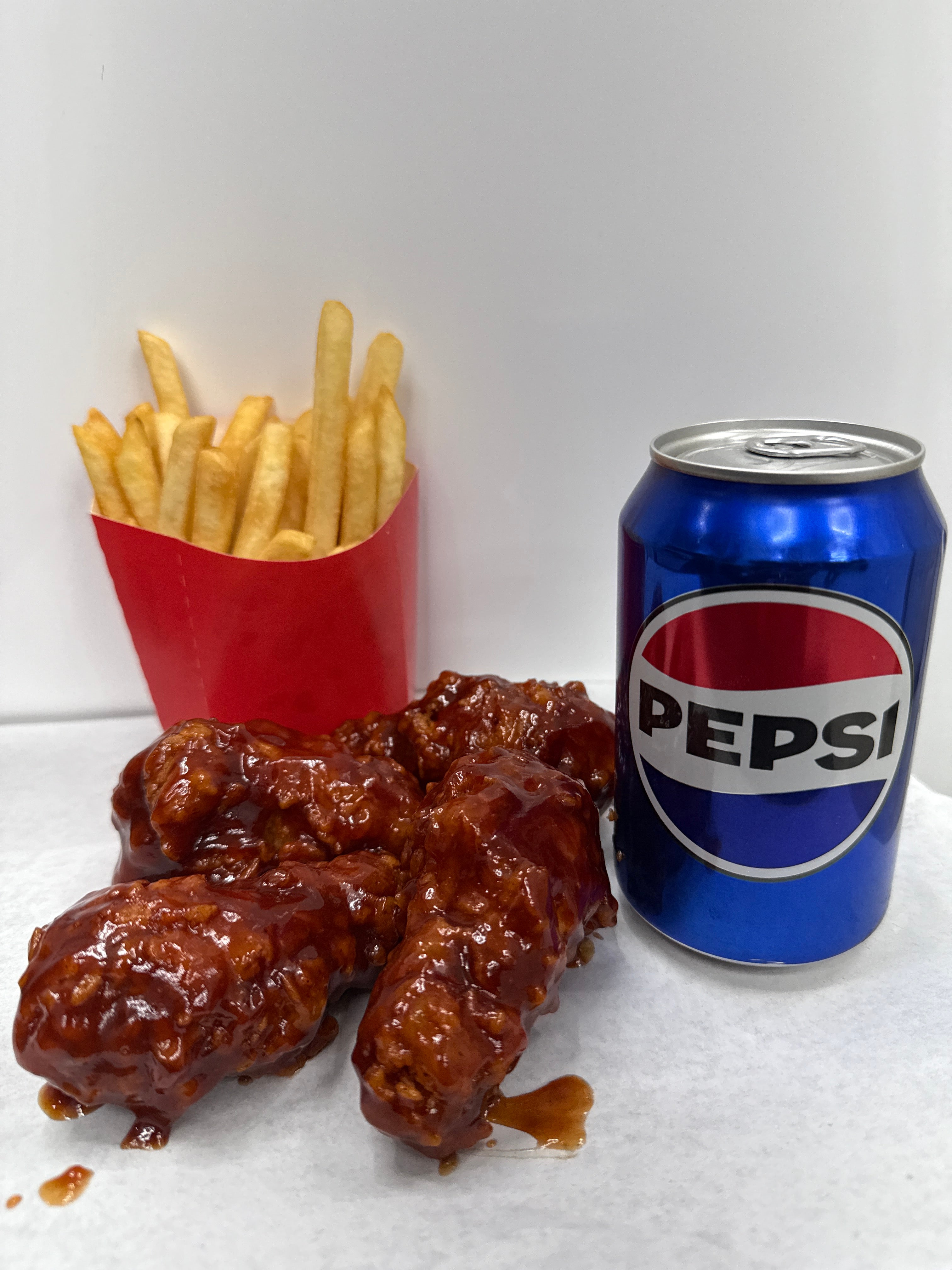 4 BBQ Wings Meal