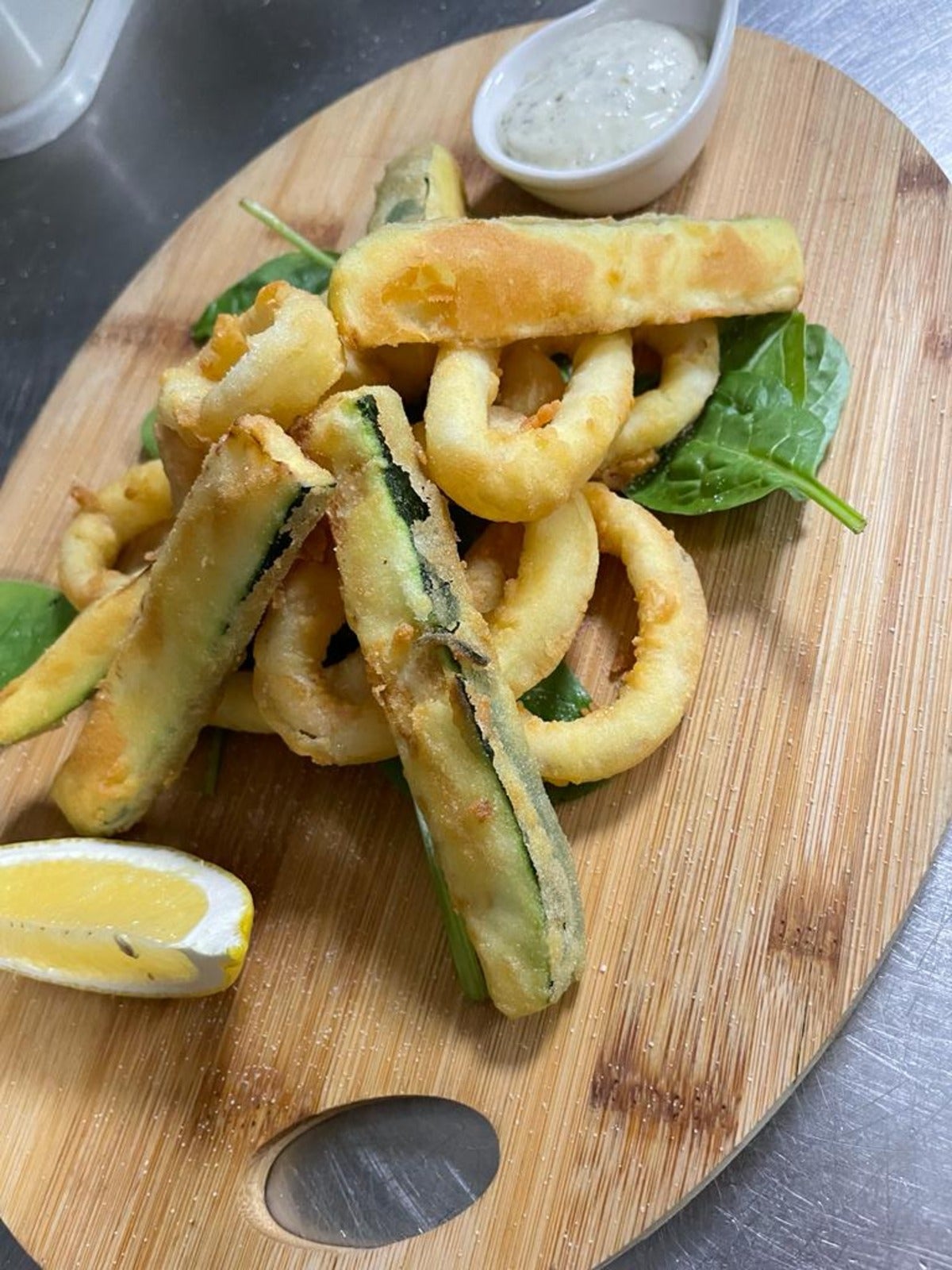 Calamari Fritti E Zucchini