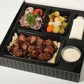Fresh Lamb Tikka, Grilled Potatoes And Ayran