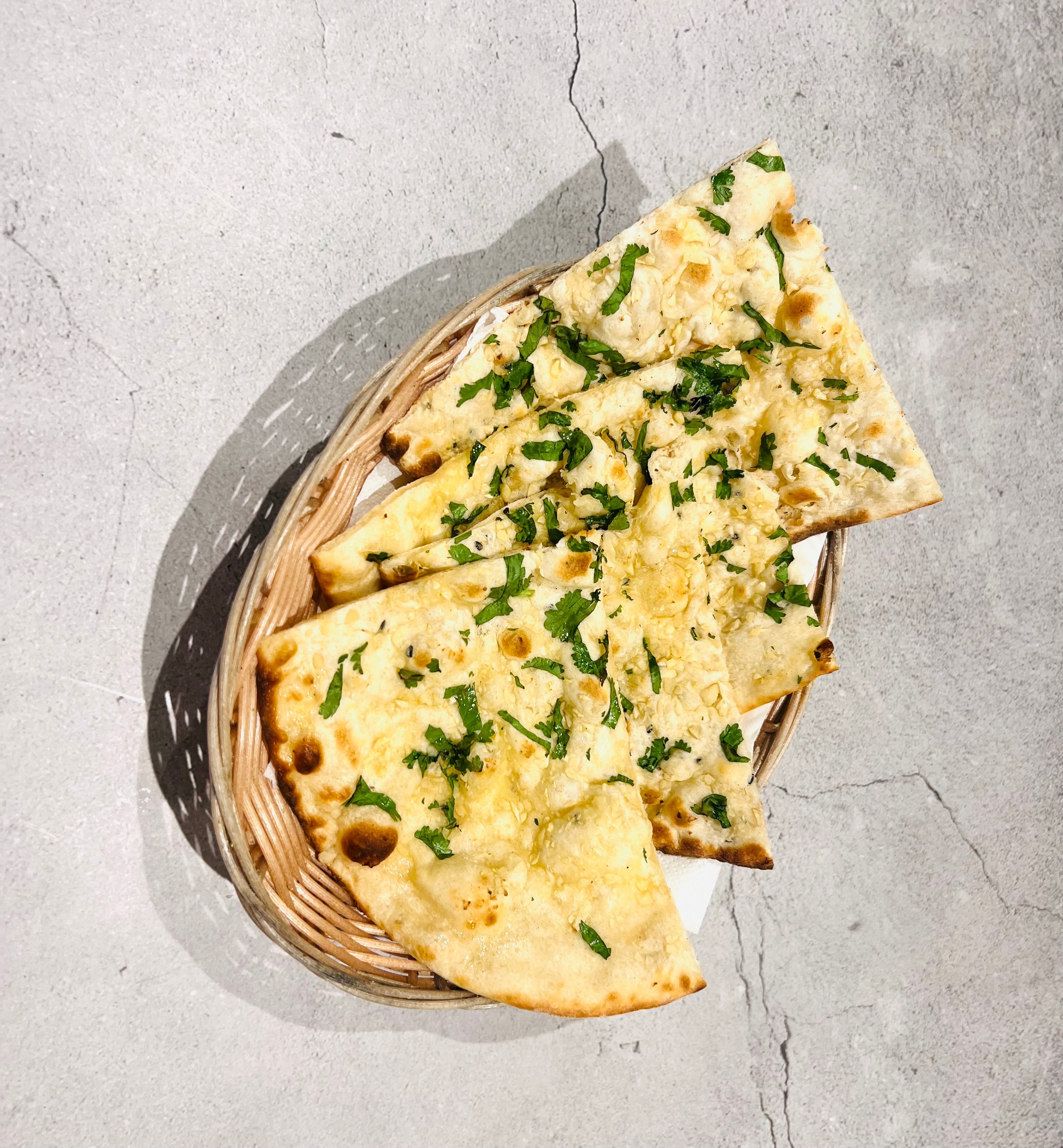 Garlic and Coriander Naan