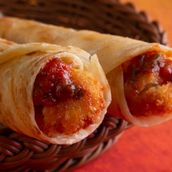 Fried Halloum Chapati Roti