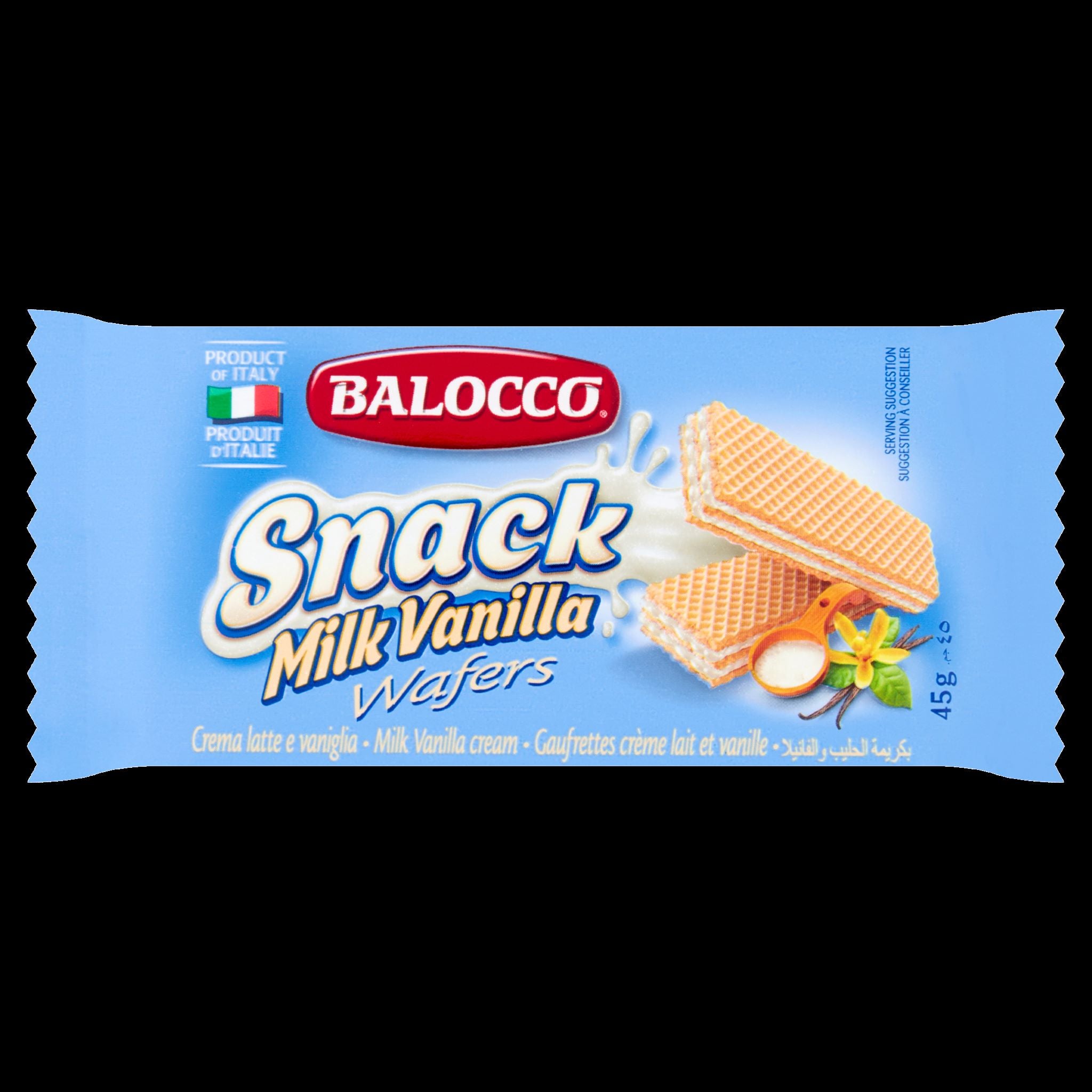 Snack Milk Vanilla Wafers - 45g