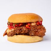Hot Honey Chicken Burger