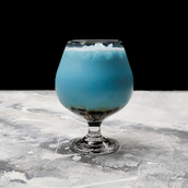 Blue Bubble Milk Tea