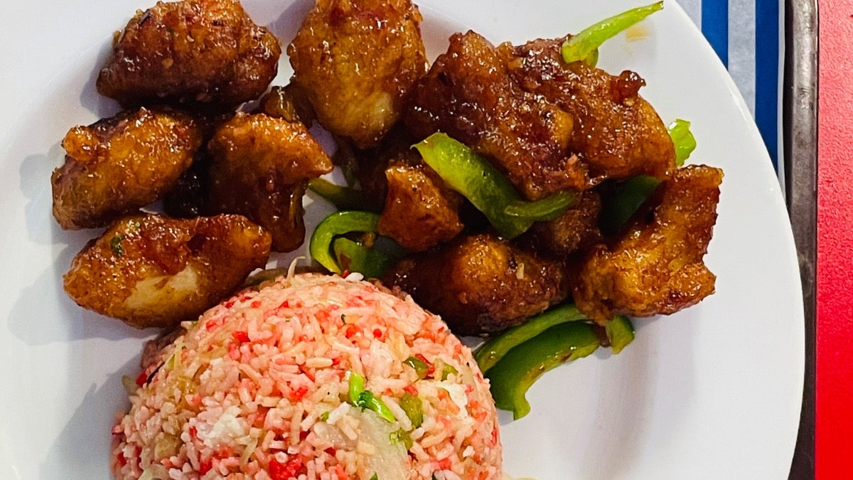 Sweet Chilli Chicken with Rice