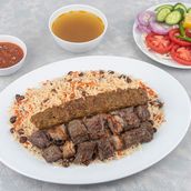 Afghani Pulao with Mix BBQ