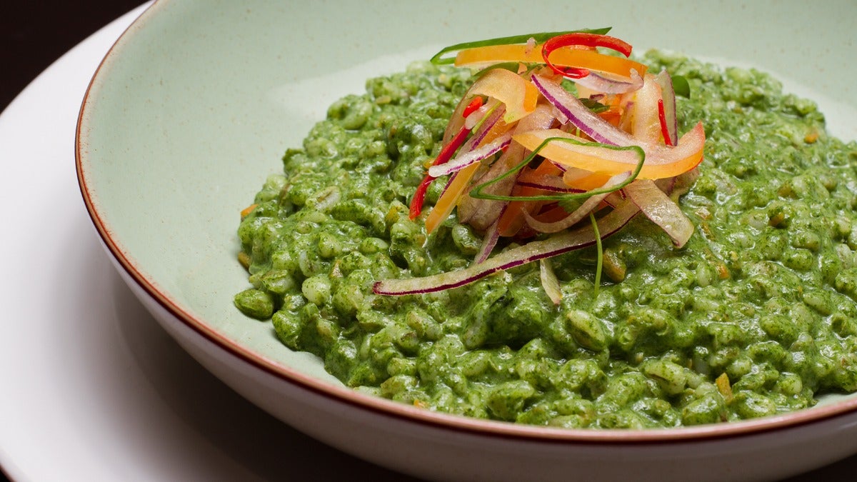 Pearl Barley Risotto (v)