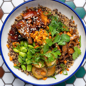 Quinoa & Edamame Bowl