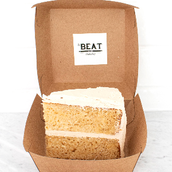 Toasted Vanilla Cake Slice