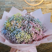 Wonderful Colorful Gypsophila Bouquet