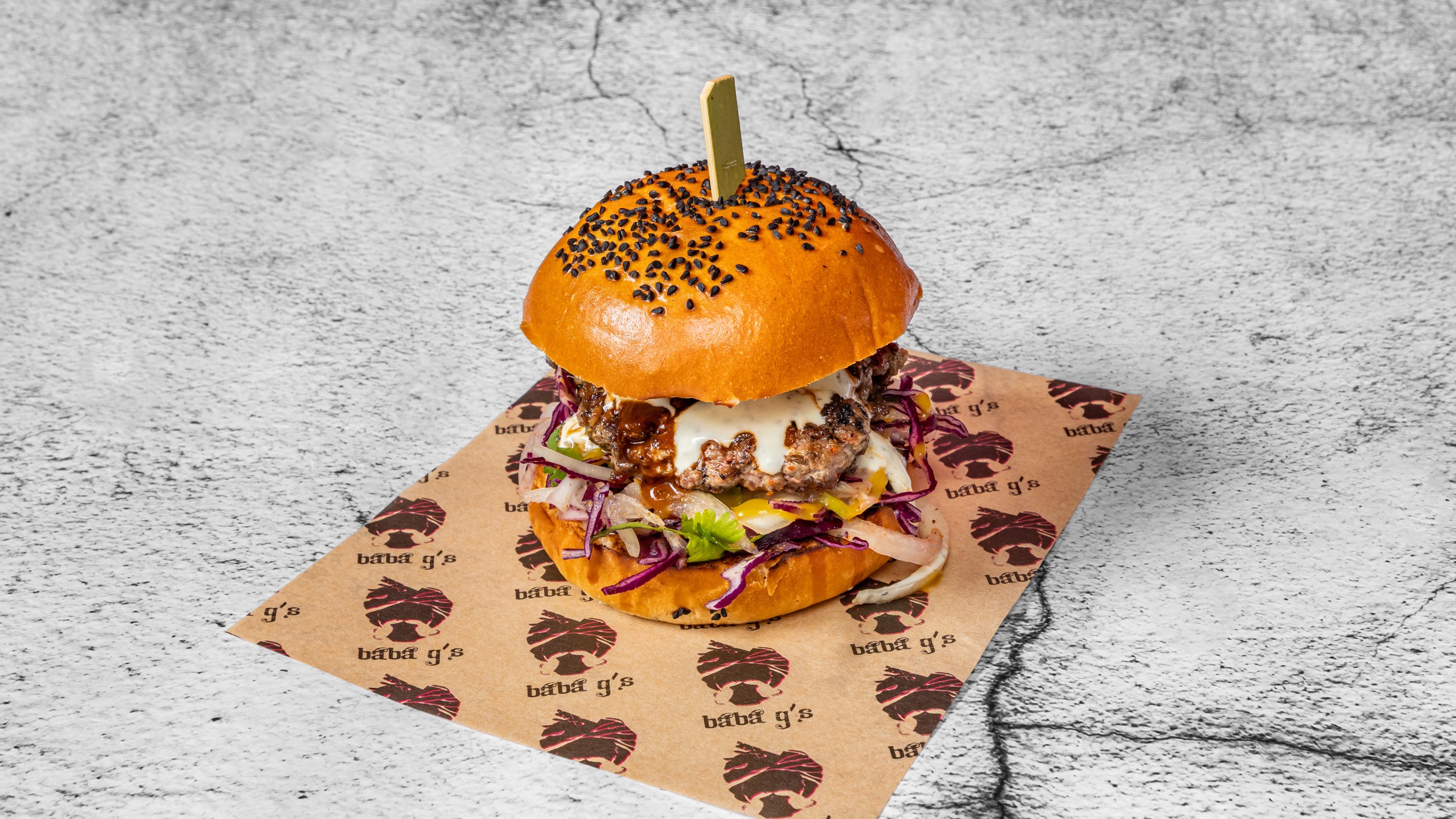 Crazy Lamb Jalfrezi Burger