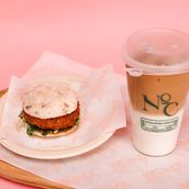 1 Crispy Halloumi + 1 Iced Latte