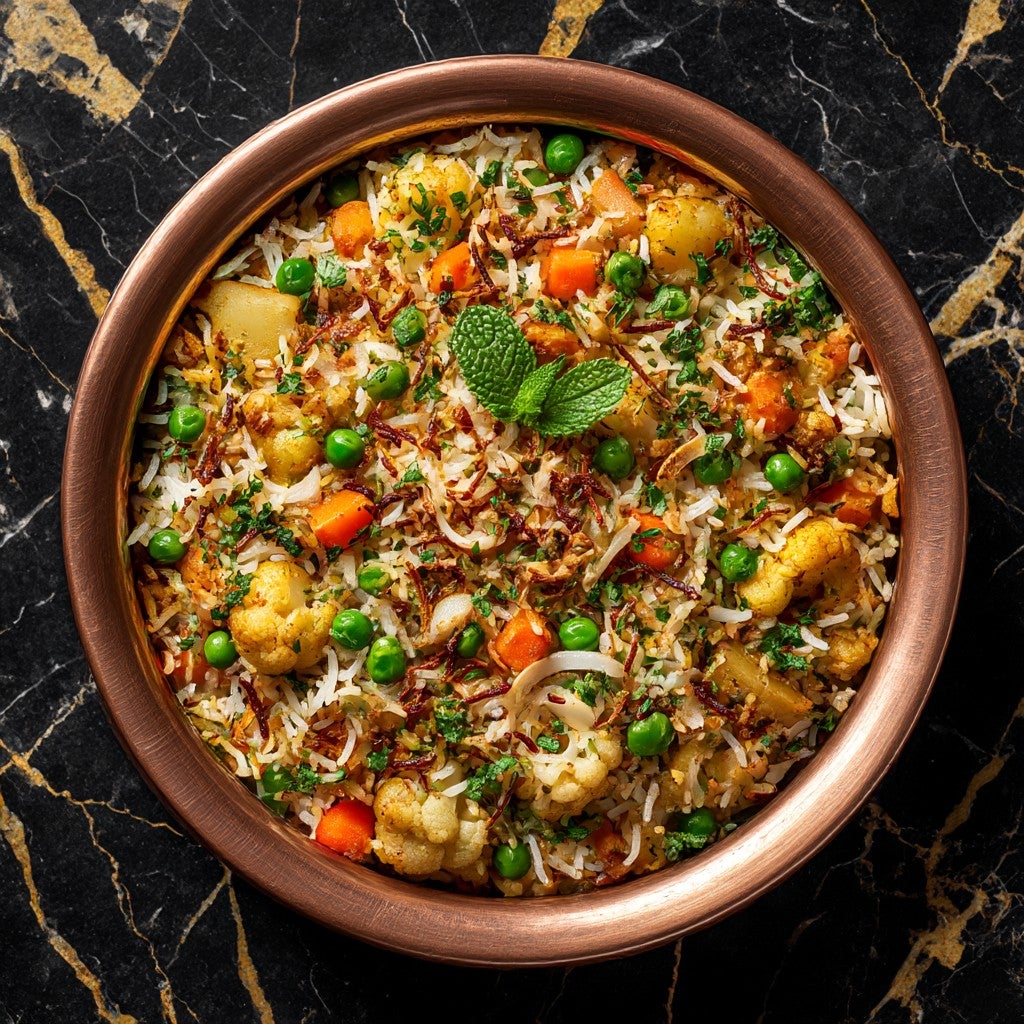 Veg Dum/Paneer Biryani [V] 🥕🍚