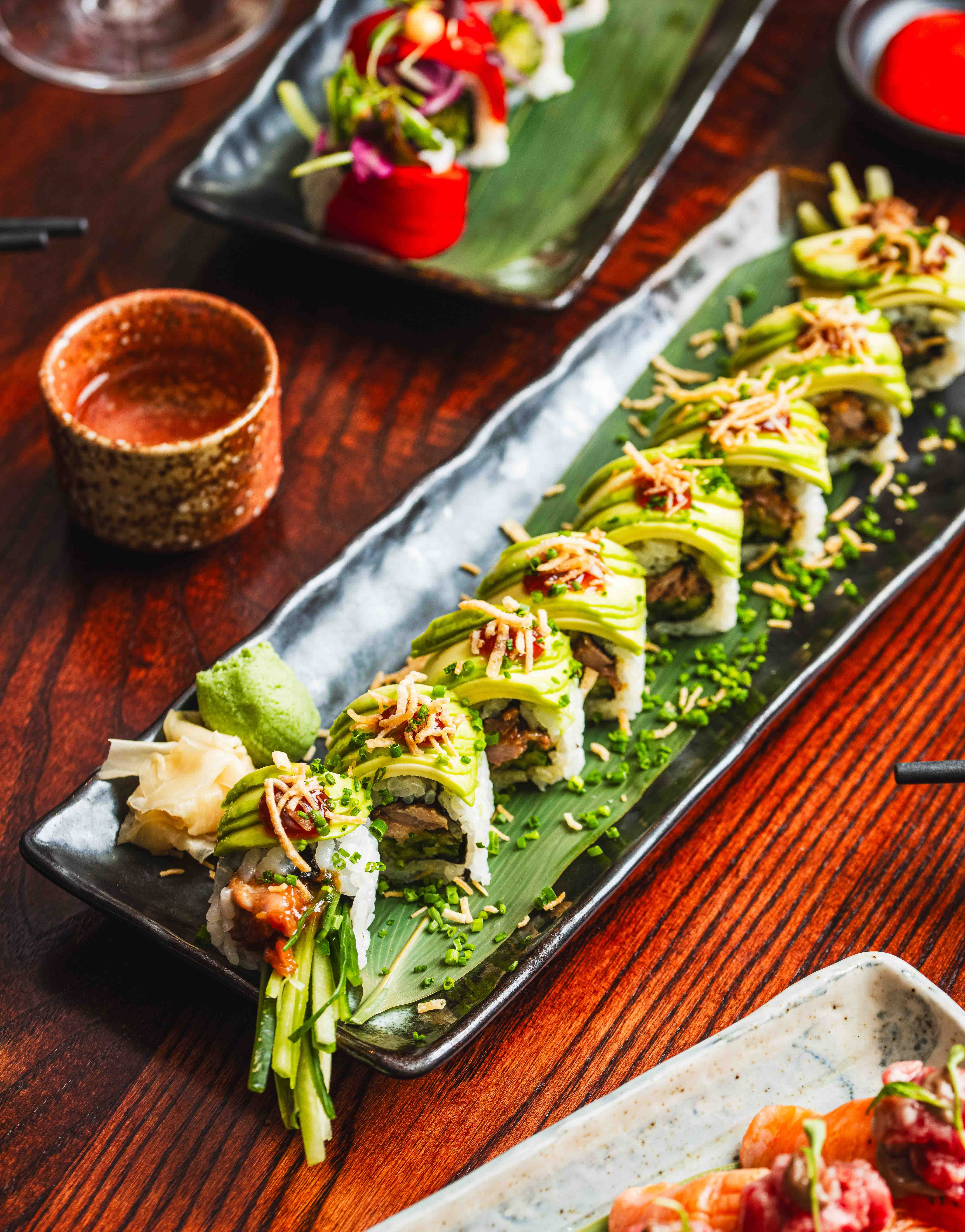 Duck & Cucumber Uramaki