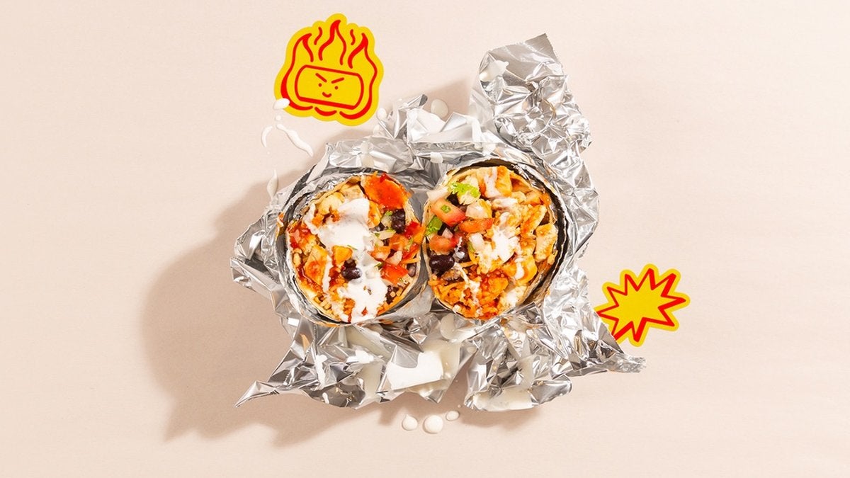 Crispy Chicken Burrito