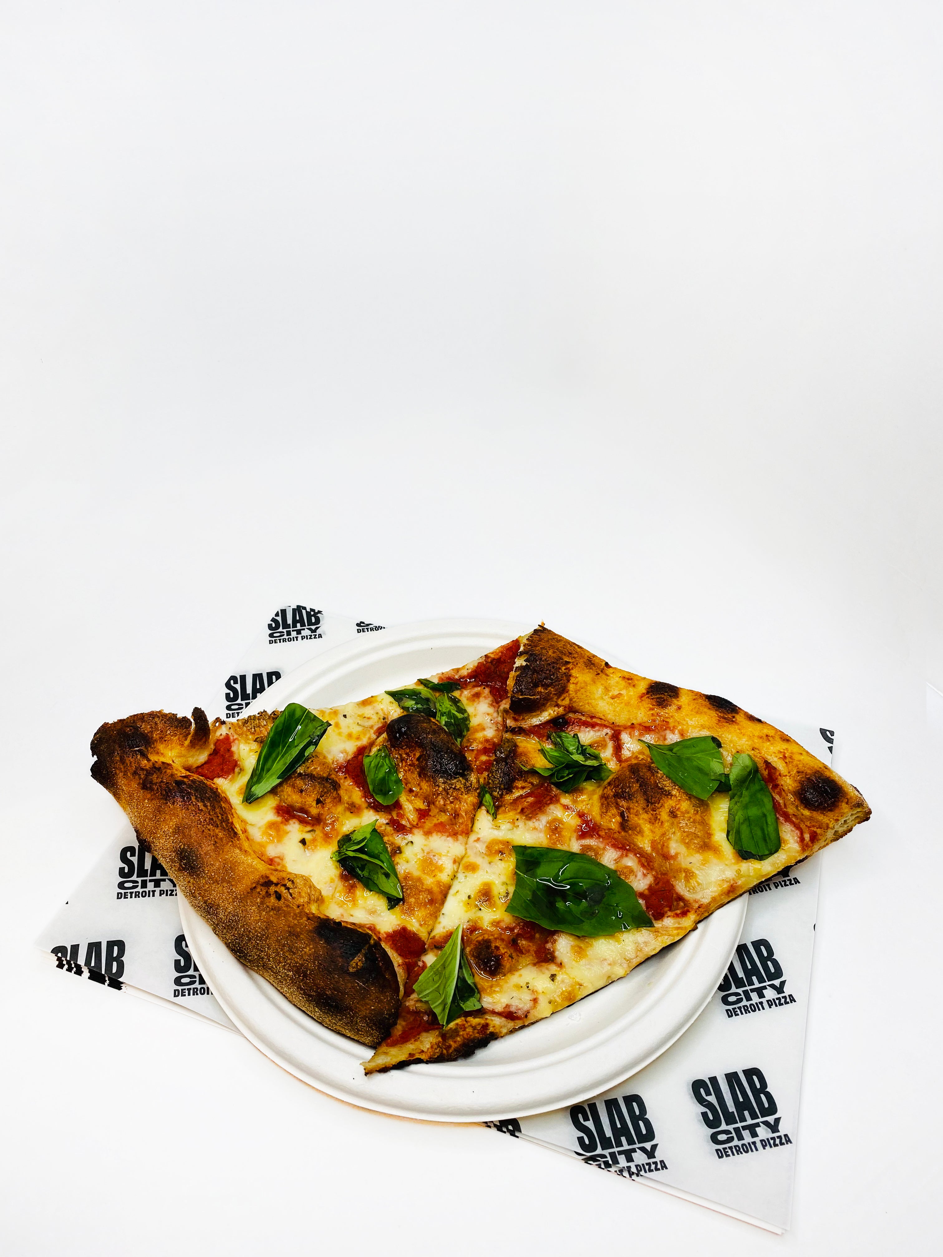 NY - Roasted red onion, Green Peppers, Chestnut Mushroom, SLAB Pesto, Ricotta