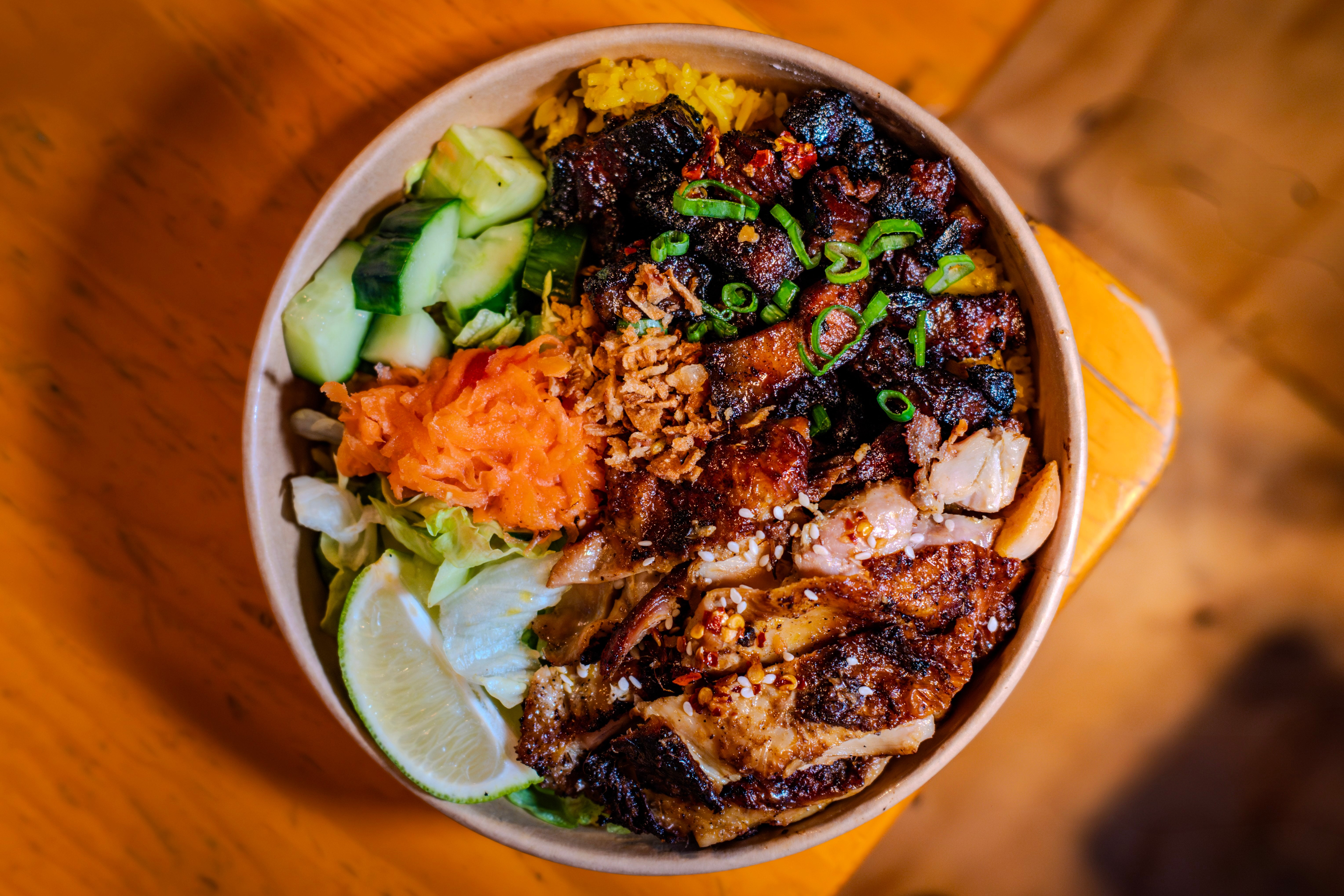 Gangsta Box 3 Pork BBQ and Pork Ribs Adobo.