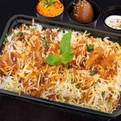 Veg Biryani + Paneer Tikka + Dessert