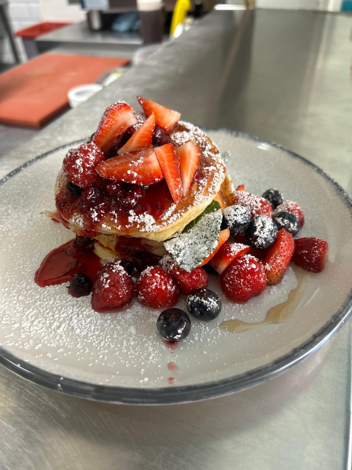 Mixed Berries Pancakes