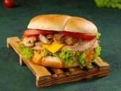 Chicken Mushroom Burger