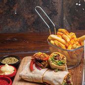 Meat Doner Shawarma + Drink + Fries