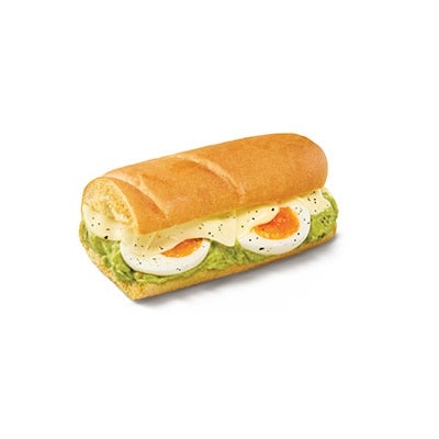 NEW Poached Egg & Guacamole - 6-inch