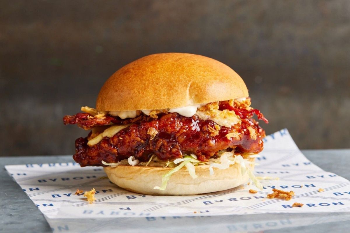 🆕BBQ CHICKEN BURGER & HOUSE FRIES