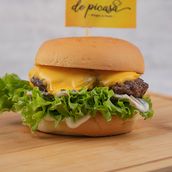 Creamy Mushroom With Beef Burger Meal