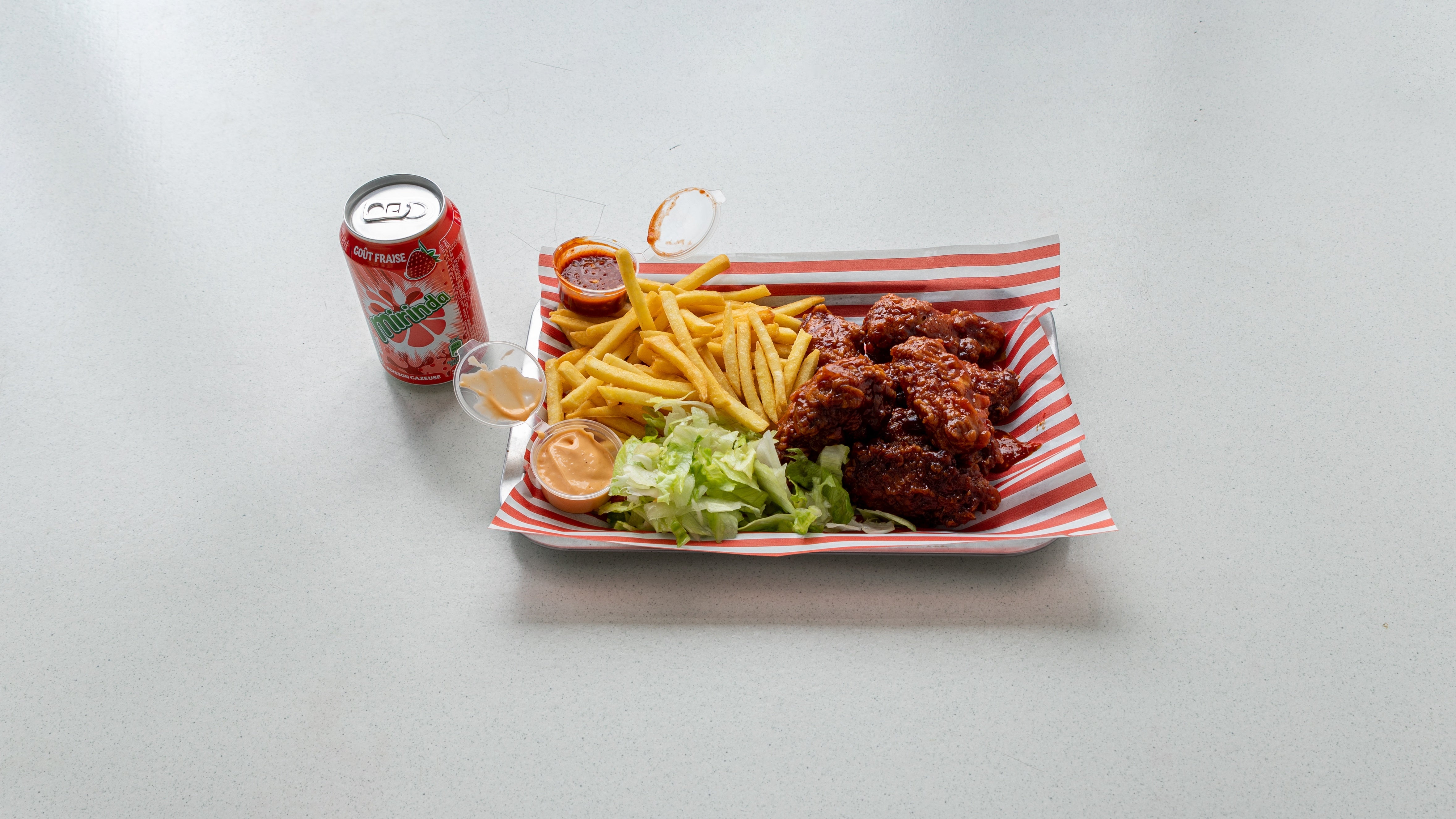 6 BBQ Wings