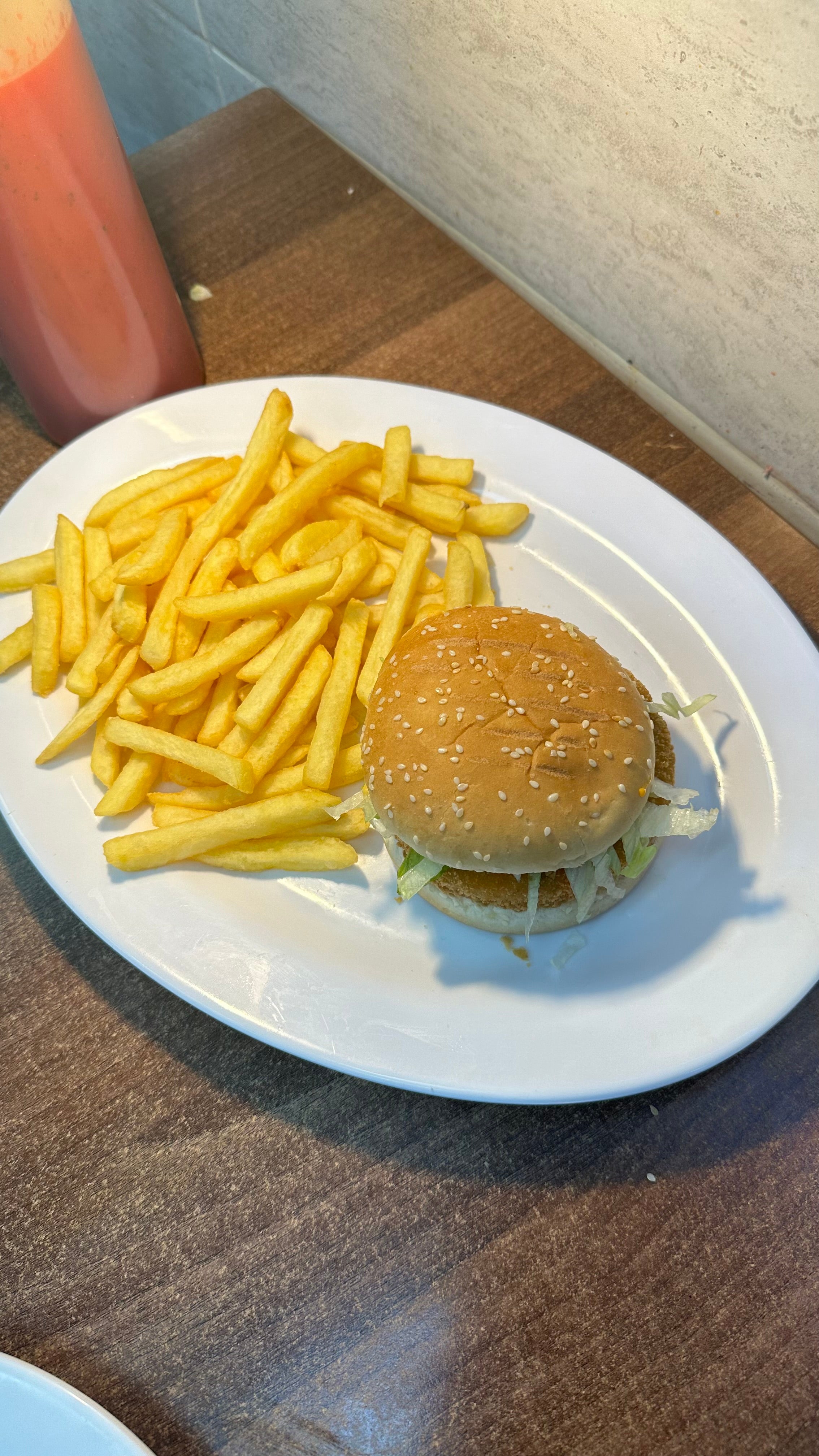 Veggie Burger meal