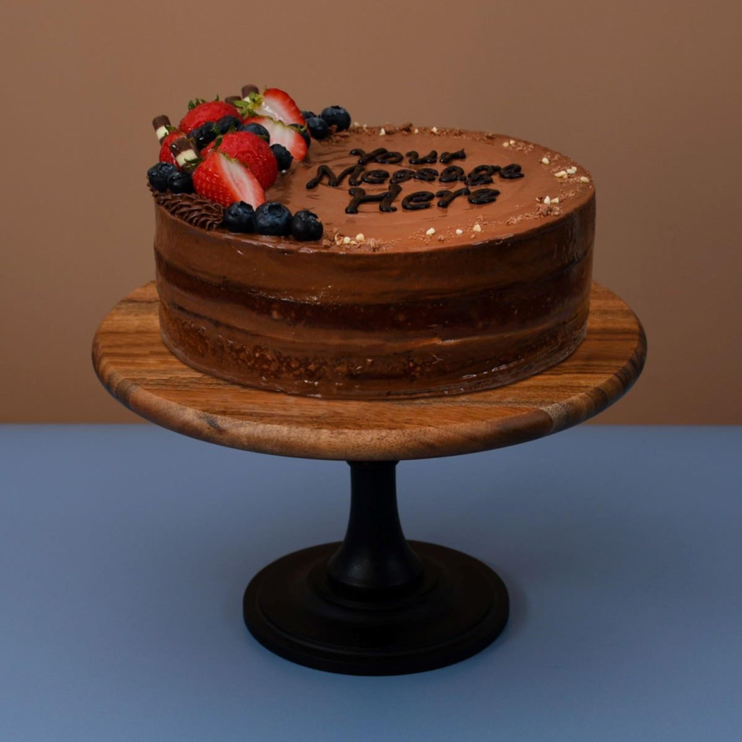 8" Nutella Glazed Berry Naked