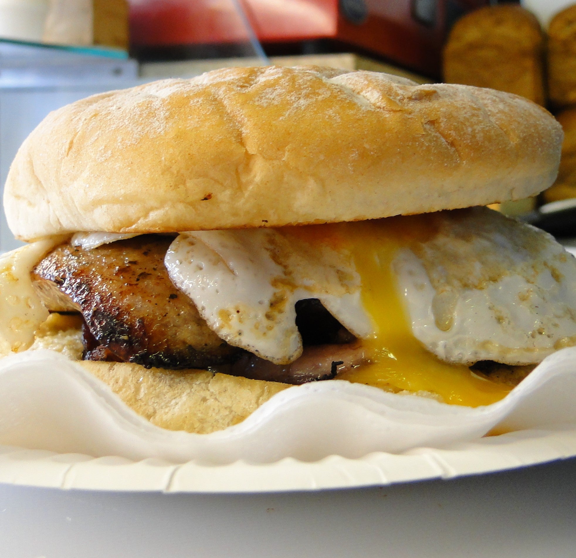 Breakfast Bap, Sandwich, Wrap or Baguette