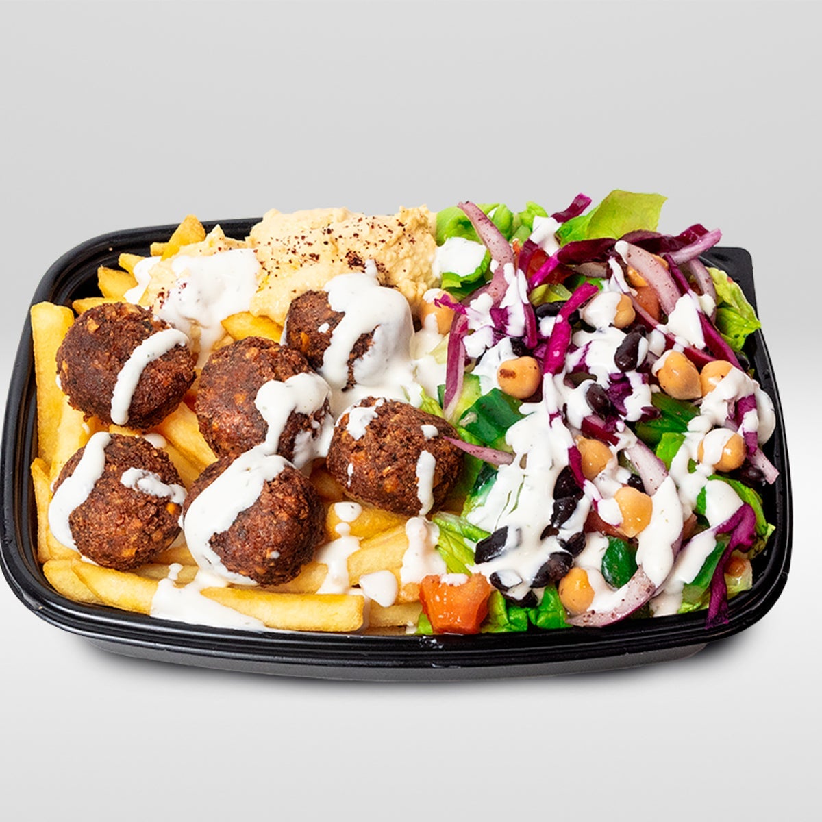 Falafel Over Chips