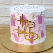 Happy Birthday Pink Cake