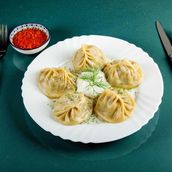 Steamed Meat Manti. (Манты)