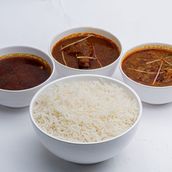 Chicken, Mutton And Beef Cury